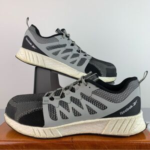 Reebok Men's Fusion Flexweave FloatRide Energy Steel Toes  Work Shoes Size 12